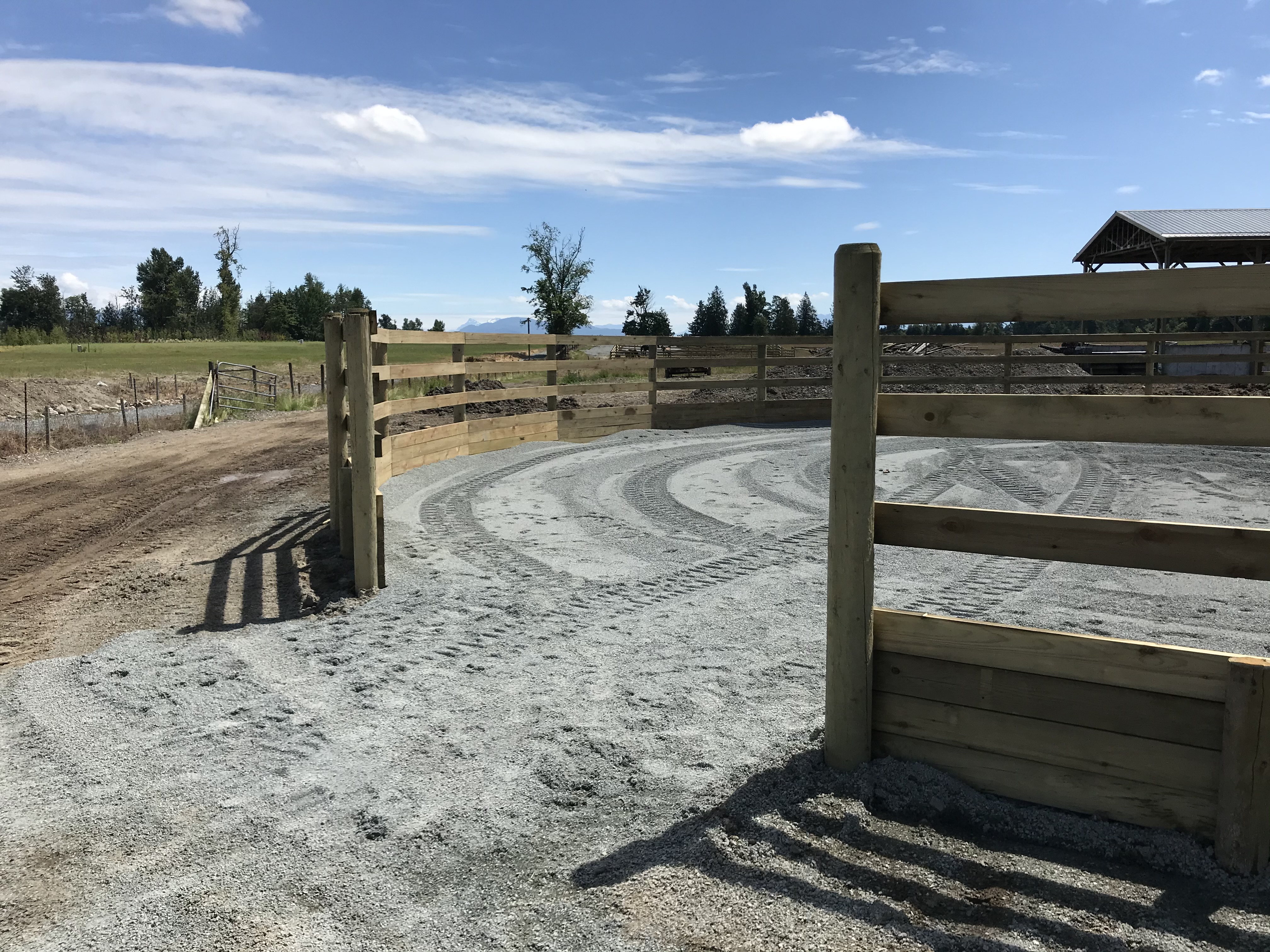 fence by Left Post Fencing